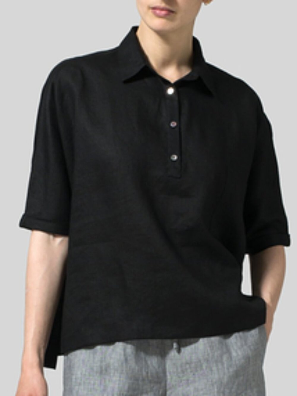 Vivid Linen Short Sleeve Shirt